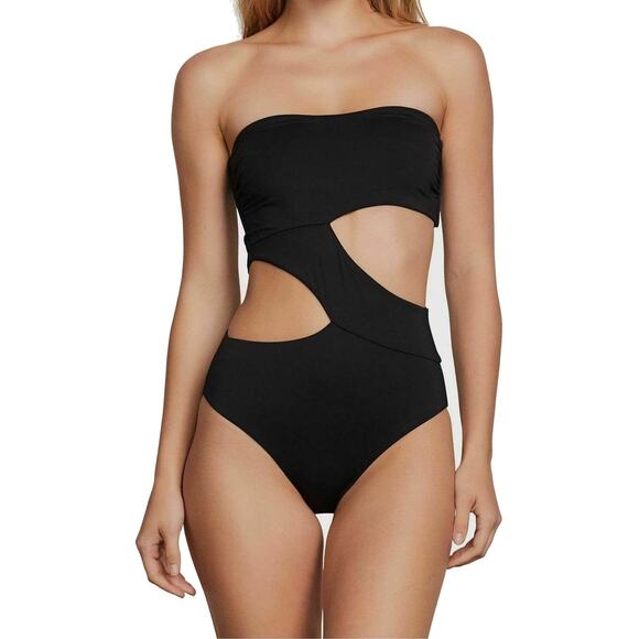 Volcom Women's Standard Size Simply Seamless One Piece Swimsuit, Black, XS 12101 - Picture 1 of 3